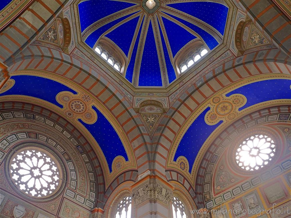 Milan (Italy) - Ceiling of the Famedio of the Monumental Cemetery